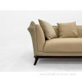 Modern frosted leather sofa